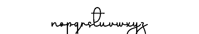 Summer Kitchen Font LOWERCASE