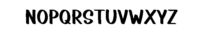 Summer Komika Font LOWERCASE