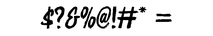 Summer Lagoon Font OTHER CHARS