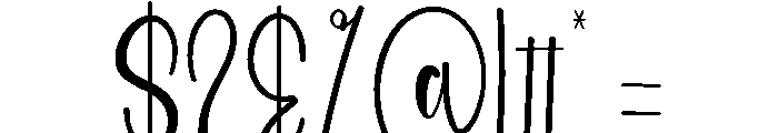 Summer Laughter Font OTHER CHARS