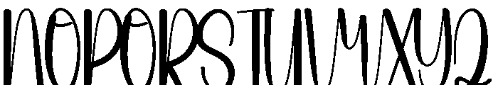 Summer Laughter Font UPPERCASE