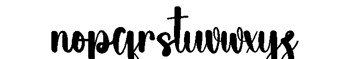 Summer Laughter Font LOWERCASE