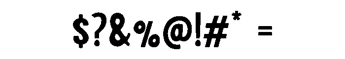 Summer Lemon Zig Zag Font OTHER CHARS