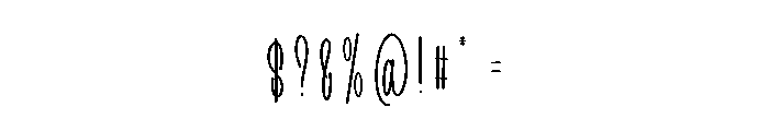 Summer Marker Font OTHER CHARS