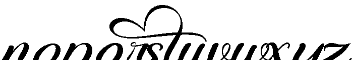 Summer Meylina Font LOWERCASE