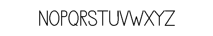 Summer Minimalist Font LOWERCASE
