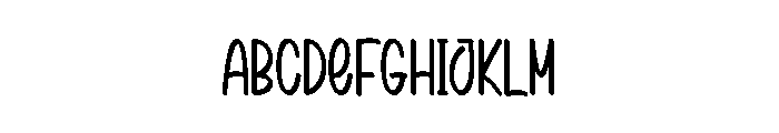Summer Minivan Font UPPERCASE