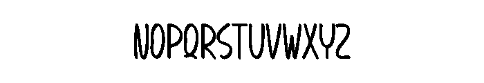 Summer Minivan Font UPPERCASE