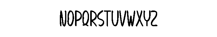 Summer Minivan Font LOWERCASE
