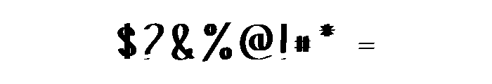 Summer Nativity Font OTHER CHARS