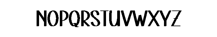 Summer Nativity Font LOWERCASE