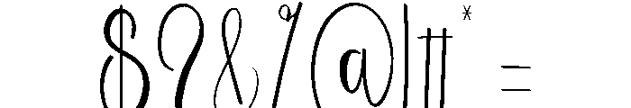 Summer Oceanside Font OTHER CHARS