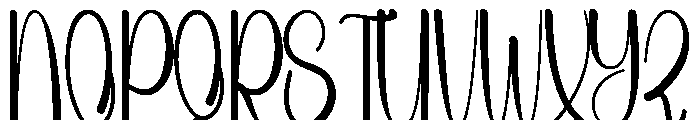 Summer Oustilldown Font UPPERCASE