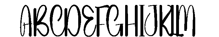 Summer Paint Font UPPERCASE