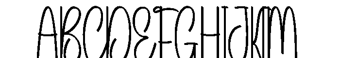 Summer Pancake Font UPPERCASE