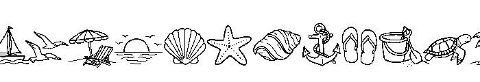 Summer Paradise Doodle FONT