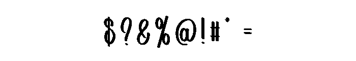 Summer Peachy Font OTHER CHARS