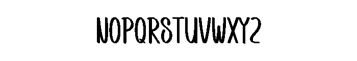 Summer Peachy Font LOWERCASE