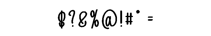 Summer Reals Font OTHER CHARS