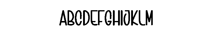 Summer Reals Font UPPERCASE
