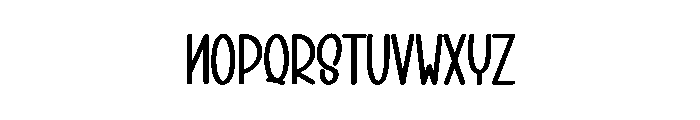 Summer Reals Font LOWERCASE