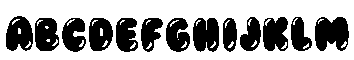 Summer Retro Regular Font UPPERCASE