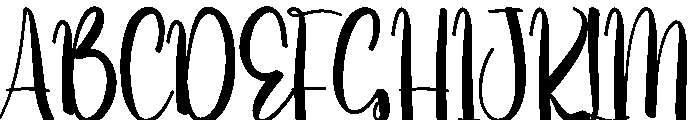Summer Ringtone Font UPPERCASE