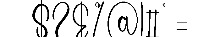 Summer Rounded Font OTHER CHARS