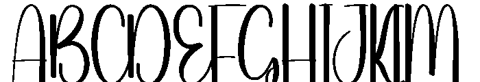 Summer Rounded Font UPPERCASE