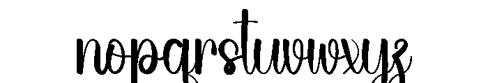 Summer Rounded Font LOWERCASE