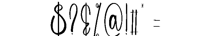 Summer Simpleday Font OTHER CHARS