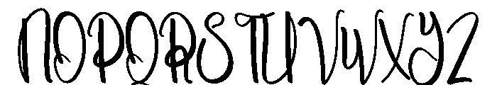 Summer Simpleday Font UPPERCASE