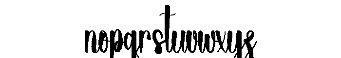 Summer Spellbook Font LOWERCASE