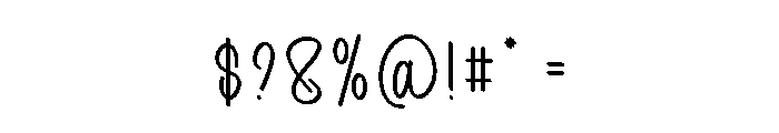 Summer Store Font OTHER CHARS