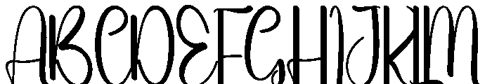 Summer Studying Font UPPERCASE