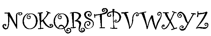 Summer Sun Magic Font LOWERCASE