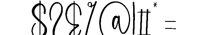 Summer Tapestry Font OTHER CHARS