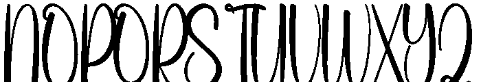 Summer Tapestry Font UPPERCASE