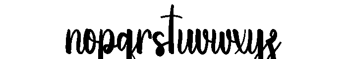 Summer Tapestry Font LOWERCASE