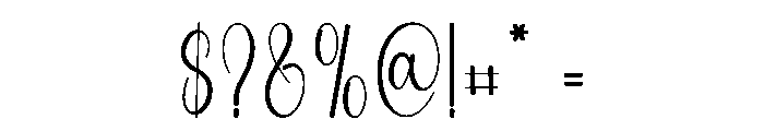 Summer Twilight Font OTHER CHARS