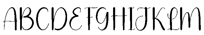 Summer Twilight Font UPPERCASE