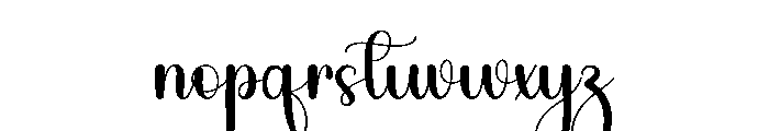 Summer Twilight Font LOWERCASE