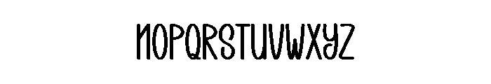 Summer Twinkle Font UPPERCASE