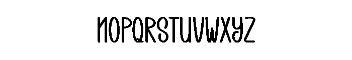 Summer Twinkle Font LOWERCASE