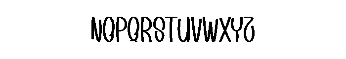 Summer United Font LOWERCASE