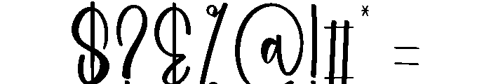 Summer Valena Font OTHER CHARS