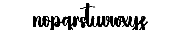 Summer Valena Font LOWERCASE