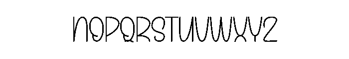 Summer Valentine Font LOWERCASE