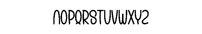 Summer Vibe Font LOWERCASE