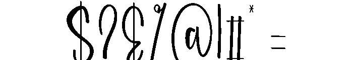 Summer Vocations Font OTHER CHARS